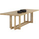 Disera 96 X 40 inch Natural Dining Table